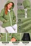 Girl's Hooded Pocketed Lined Seasonal Basic Raincoat - 6