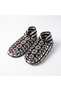Çeyizlik Winter Hand Knitted Booties – Black, White, Red Patterned – Size 36-37 - 3