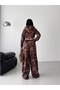 Hooded Crop Sweat Tracksuit Set - 8