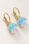 Non-Shaking Fruit Figured Strawberry Cherry Apple Lemon Peach Mushroom Gold Earrings for Young People and Children – Allergy-Free Stylish Elegant Earrings - 3