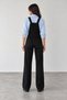 Women's Denim Gardener Overalls Wide Leg Jean Salopet Relaxed Fit - 3