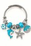 Children's Boy's Sea Figured Charm Steel Bracelet – Small Size Tarnish-Resistant Stainless Dolphin Starfish Bracelet - 3