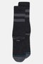Men 1 Pair Brand Logo Crew Height Socks, Grey - 2