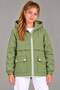 Girl's Hooded Pocketed Lined Seasonal Basic Raincoat