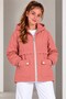 Girl's Hooded Pocketed Lined Seasonal Basic Raincoat - 2