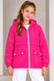 Girl's Hooded Pocketed Lined Seasonal Basic Raincoat