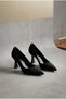 Gives Women's Stiletto Thin Heels Matte Satin - 3