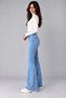 High Waist Stretchy/Lycra Denim/Jeans Spanish Flare Jeans Pants - 4