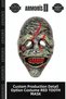 Special Edition Detail Option Costume Red Teeth Mask