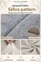 Jacquard Fabric Sehra Pattern 3-3-1-1 Sofa Cover |   Sofa Bed Cover - 2
