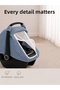 100% Organic Cotton Muslin Stroller Cover with Fly Screen