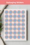English Thank You Sticker Thank You Stickers Packaging Shipping Decal Label - 4