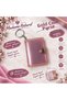 Two-Color Keychain Gold Collection Wallet & Mini Wallet (Purple and Silvery Pink) - 4