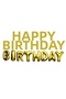 Delux Series Background Decoration Surprise Decor Happy Birthday Foil Balloon Gold - 2