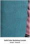 Petrol Blue Background Curtain |   Room Blackout Sunshade |   Textured Fabric with Effects |   Modern Stylish Design - 5