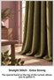 Khaki Green Background Curtain |   Room Blackout Sunshade |   Textured Fabric with Effects |   Modern Natural Design - 6