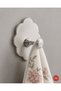 Flower Designed Bathroom Set - Stainless Steel Adhesive 3-Piece Set - Towel Holder - Toilet Paper Holder - Robe Hanger - 3