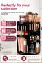 360 °   Multipurpose Organizer with Rotating Base – Organizer with Adjustable Shelves for Bathroom, Bedroom, and Office Black - 6