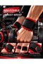 Black Red Adjustable Wristband Durable Fabric and Strong Fixation
