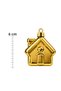 Set of 6 6 cm Christmas Pine Tree Ornaments with House Figures - 4