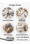 Makiteks Black and White Multi-Purpose Decorative Sectioned Piping Sewing and Embellishment Ribbon 1 cm X 20 Meters - Home Decoration Home Textile - 2