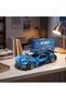 1:18 Pull-And-Go Building Block Racing Car Set with Container Box Blue 473 Pieces - 5