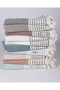 Buldan Handmade Cotton Woven Sofa Bed Cover Set (3+3+1+1) Model Without Covering the Arms - 170X210 cm - 5