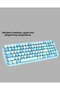 Wireless Retro Keyboard and Mouse Set – 104 Keys, Silent Typing - 4