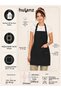 Premium Kitchen Apron Stain-Resistant Water-Repellent Fabric Apron with Plastic Adjustment Buckle and Neck Strap - 3