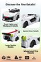Pininfarina-H2 Speed Licensed Race Car with 296 Pieces Blocks and 2.4Ghz Remote Control - Bluetooth Controlled Via Mobile App, Bpa-Free Quality Abs Plastic Technical Building Blocks Toy Set - 4