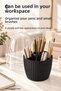 7-Compartment Makeup and Brush Organizer with Transparent Lid Dustproof Cosmetic Organizer Box Stand - 4
