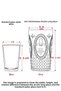 Acrylic Red Single Long Cup & Water Soft Drink Cup 750 ml (Large Size & Not Glass) - 8