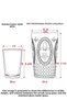 Acrylic Blue 6-Piece Long Glass & Water Soft Drink Glass 750 ml (Large Size & Not Glass) - 8