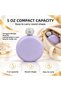 Luxury Stone Embossed Colorful Stainless Steel Flask 5 oz 150 Ml. Pocket Bag Camping Outdoor Gift - 3