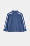 Navy Blue Girls' Embroidered Zippered Velvet Woven Cardigan Tkdaw27Sw00116 - 9