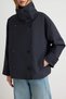 Navy Blue 2-Piece Regular Fit Jacket Inflatable Coat Twoaw27Mo00141 - 4