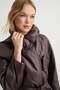 Brown Oversize Inflatable Coat Twoaw27Mo00108 - 3