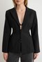 Black-White Blazer Jacket Twoaw27Bc00075 - 4