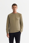 Men's Mink Crew Neck Cotton Printed Elastane Regular Fit Sweatshirt A42Y1206