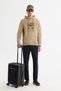 Men's Beige Hooded Cotton Printed Elastane Regular Fit Sweatshirt A42Y1321 - 7