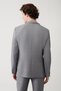 Men's Gray 360 Degree Flexible Double Slit Unlined Jacket A32Y4023 - 4