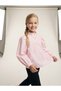 Girl's Balloon Sleeve Poplin Shirt with Side Zipper - 3