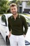 Men's Oversize Thessaloniki Knitted Polo Collar Knitwear Sweater - 3