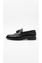 Black men's genuine leather shoes 740.910 - 2