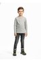 Haki boy's genuine leather boots 237.f-485 - 2