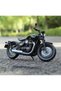 1:12 Scale Diecast Metal Triumph Bobber Bonneville Motorcycle – Collector's Model (Black) - 2
