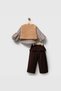 2-5 Years Old Emiliana Rosa Girl's 3-Piece Set-Latte - 2