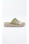 Green multi women's genuine leather slipper 213.a-420-244 - 2