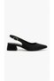 Black zr women's daily heeled shoe 036.3910 - 3