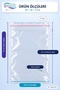20X30+5 cm Transparent Gelatin Tape Bag 100 Pcs |   Dowry Bag Adhesive Packaging Bag - 2